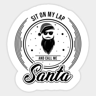 Funny Santa Claus Sticker